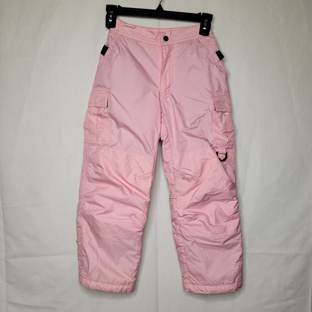 Rawik Girls Pink Insulated Cargo Snow Pants‎ Ski Bibs